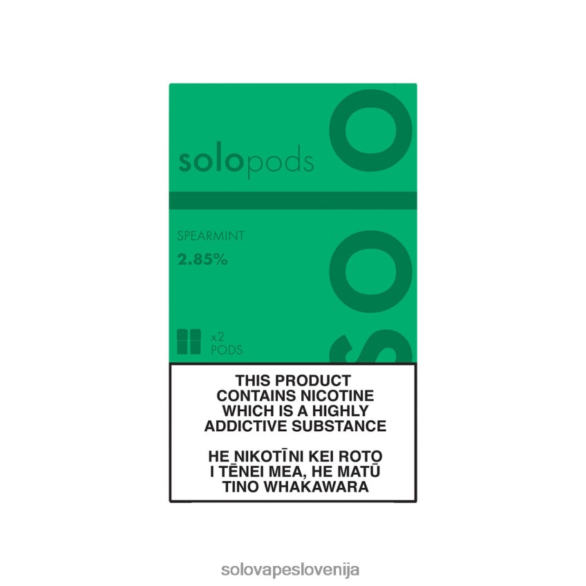 Solo Vape How To Use - Solo nadomestni pod 2-pak zelena meta P4XF6862