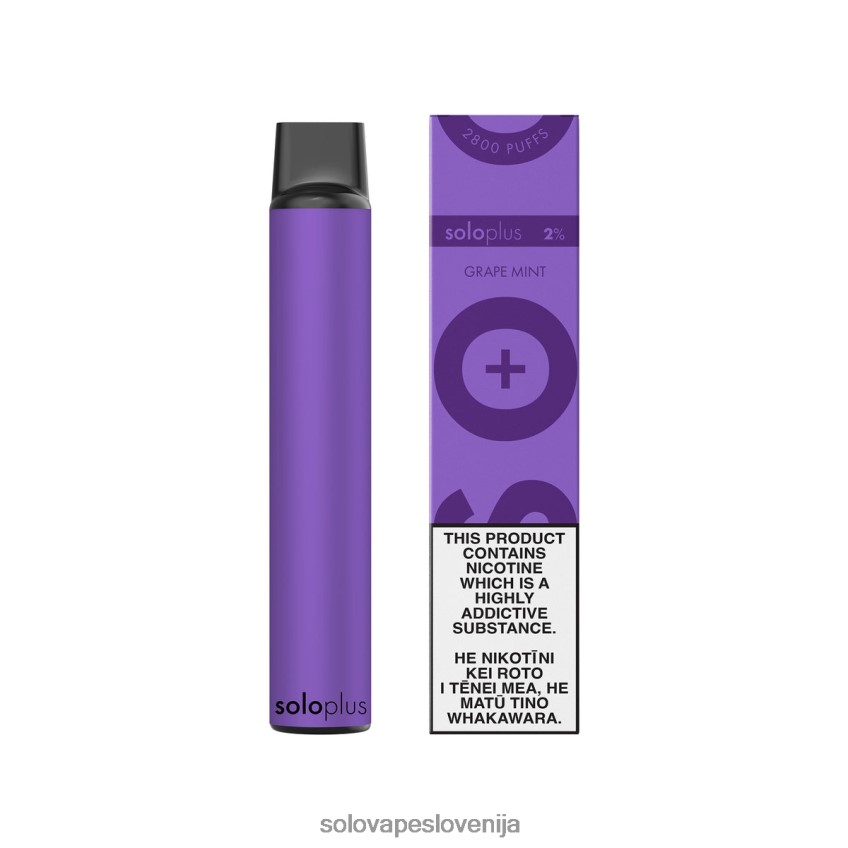 Solo Vape How To Use - Solo Plus vape za enkratno uporabo grozdna meta P4XF6827