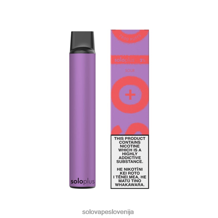 Solo Vape Okus - Solo Plus vape za enkratno uporabo kislo P4XF6825