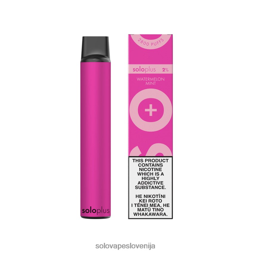 Solo Vape Review - Solo Plus vape za enkratno uporabo lubenica meta P4XF6828