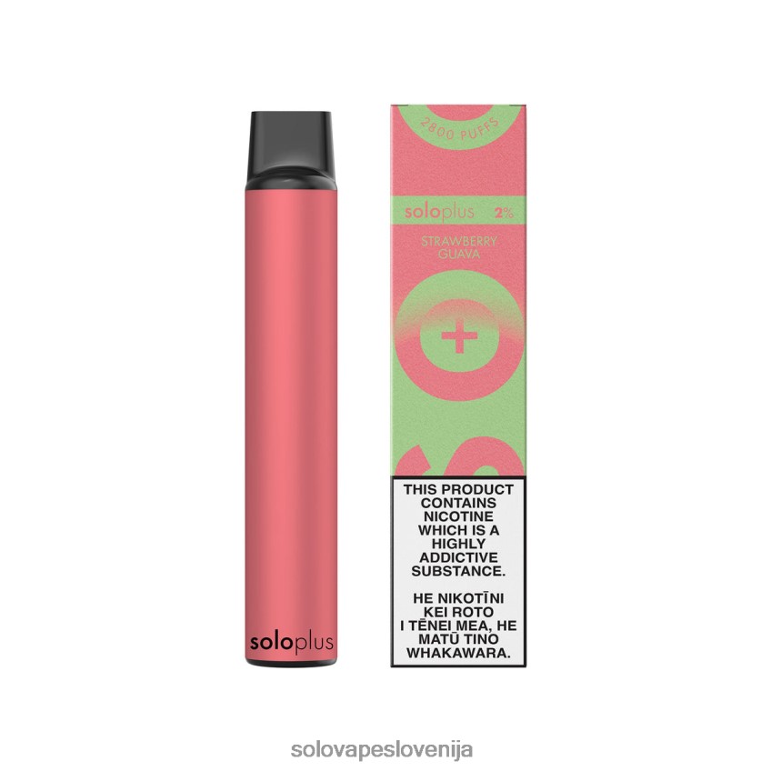 Solo Vape Slovenija - Solo Plus kolekcija vape paradise za enkratno uporabo jagodna guava P4XF6837